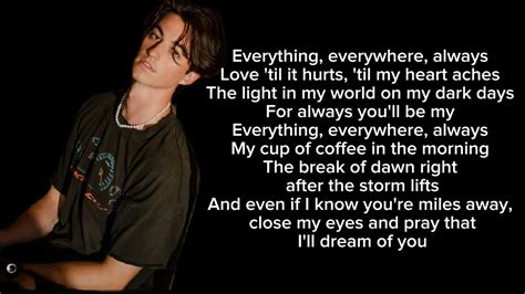 everything everywhere always lyrics|everything everywhere elijah woods.